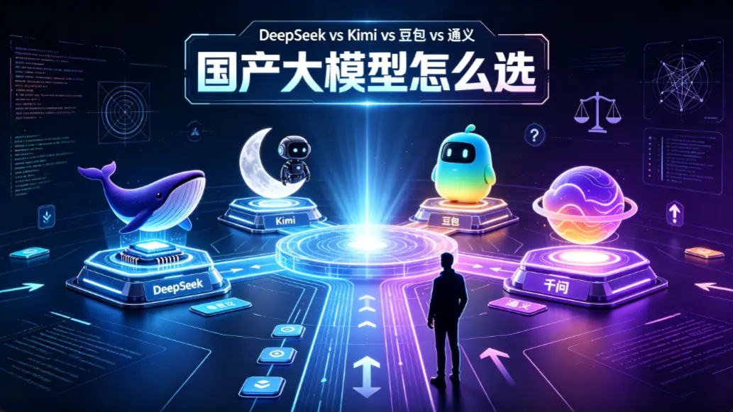 DeepSeek vs Kimi vs 豆包 vs 通义：国产大模型日常使用怎么选
