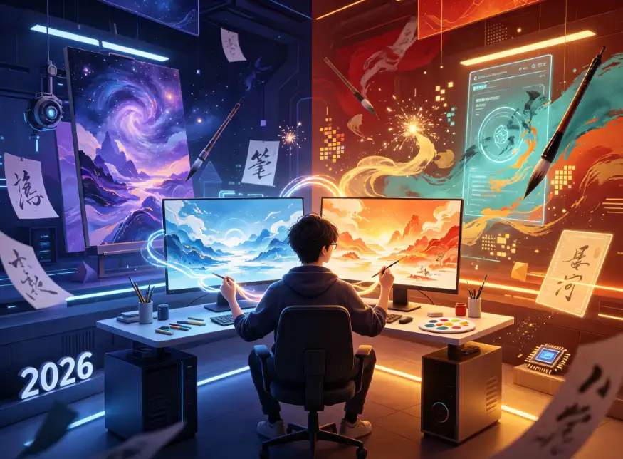 Midjourney vs 即梦：2026 哪个更适合中文创作者